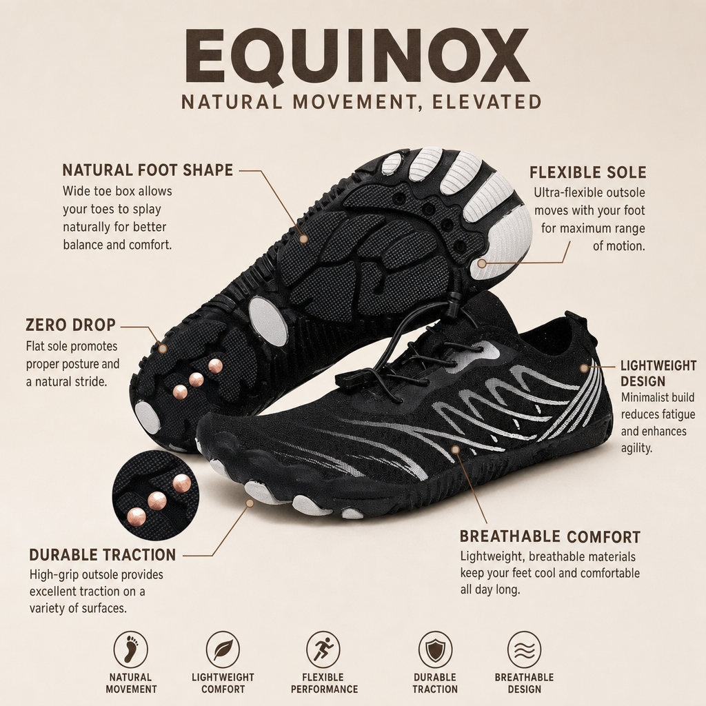 EQUINOX Sneakers - THE SOLUTION infographic